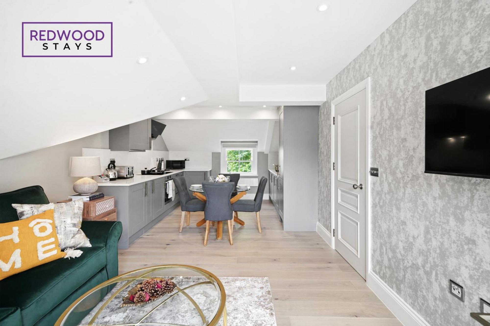 Top Quality 2 Bed 1 Bath Apartments For Contractors By Redwood Stays Reading Luaran gambar