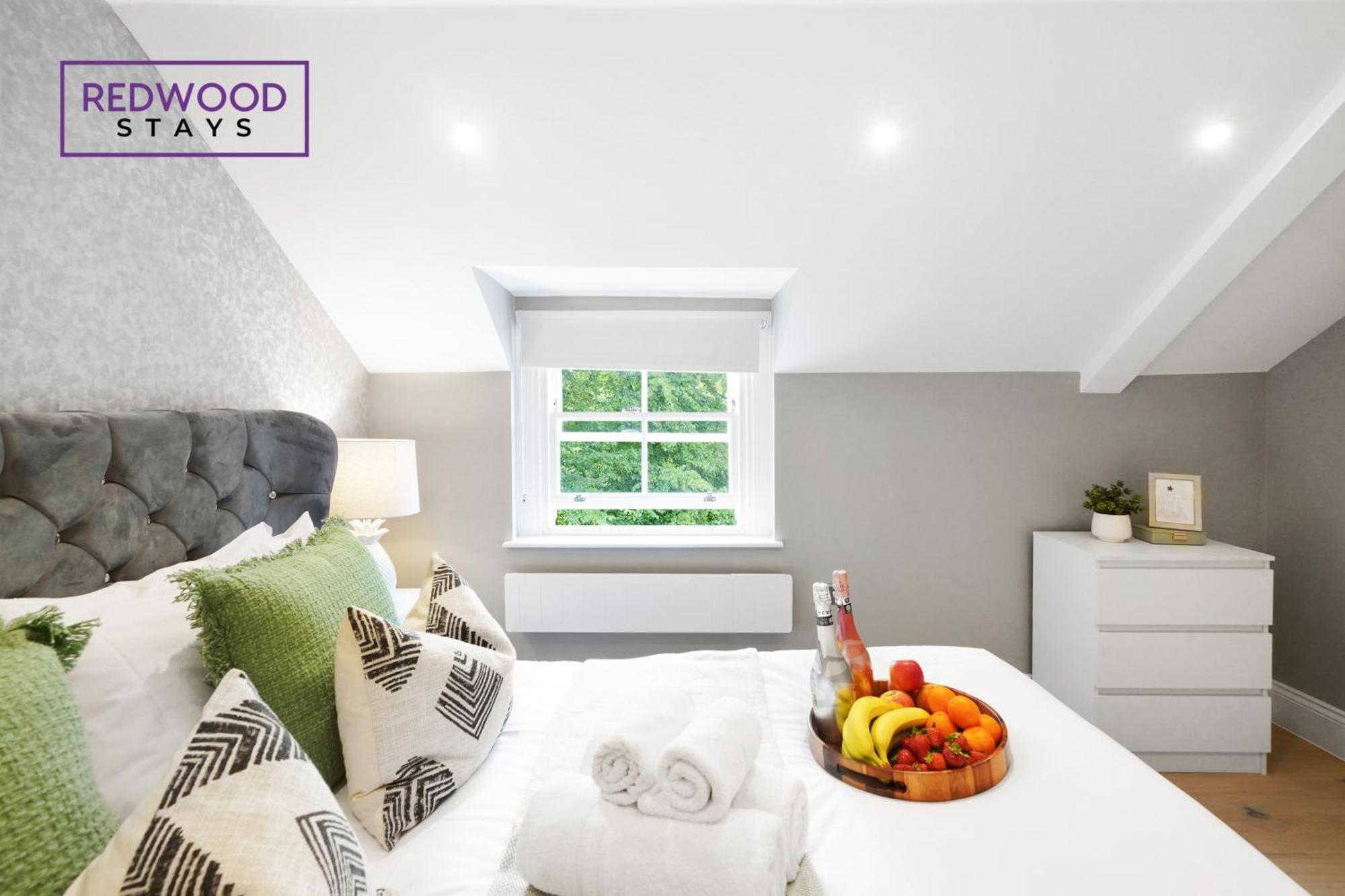 Top Quality 2 Bed 1 Bath Apartments For Contractors By Redwood Stays Reading Luaran gambar